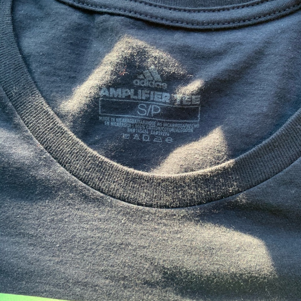 Adidas Badge of Sport Moto Block Tee Size S - Picture 6 of 6